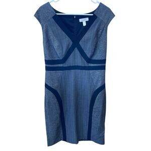 Womens Size 12 Dress Barn Gray and Black Dress